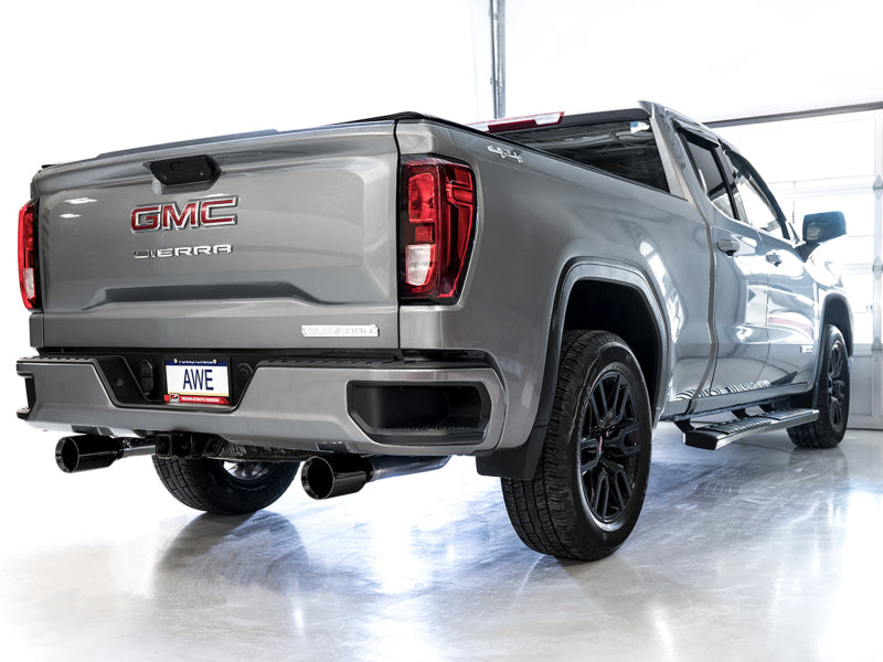 
                      
                        AWE Tuning 4th Gen GM 1500 5.3L 0FG Catback Split Rear Exit (Flat Bumper) - Dual Diamond Tips
                      
                    