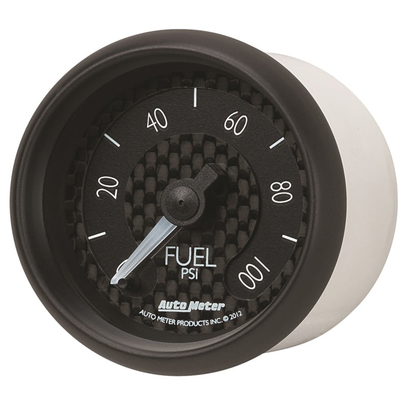 
                      
                        Autometer GT Series 52mm Full Sweep Electronic 0-100 PSI Fuel Pressure Gauge
                      
                    