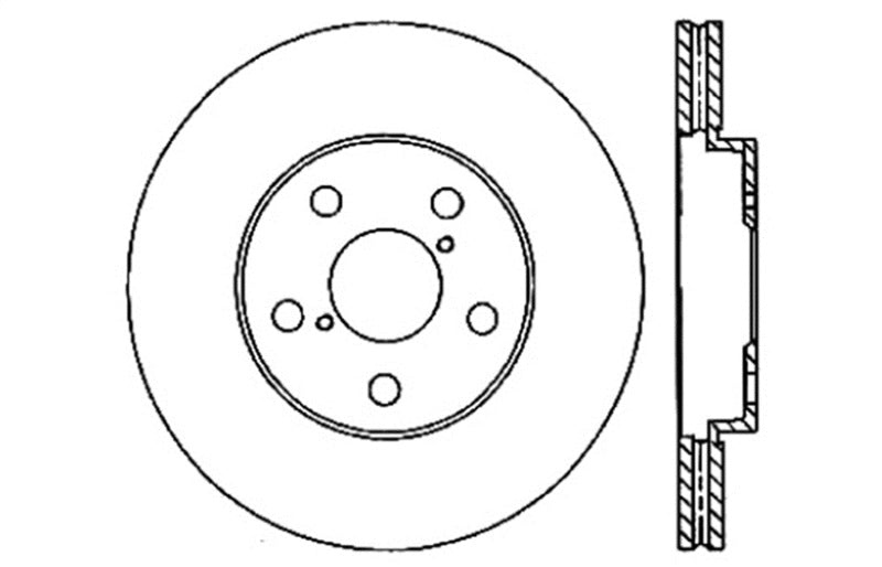 StopTech Drilled Sport Brake Rotor