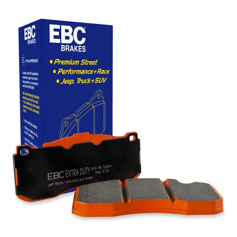 
                      
                        EBC 97-99 Jeep Cherokee 2.5 82mm High Rotors Extra Duty Front Brake Pads
                      
                    