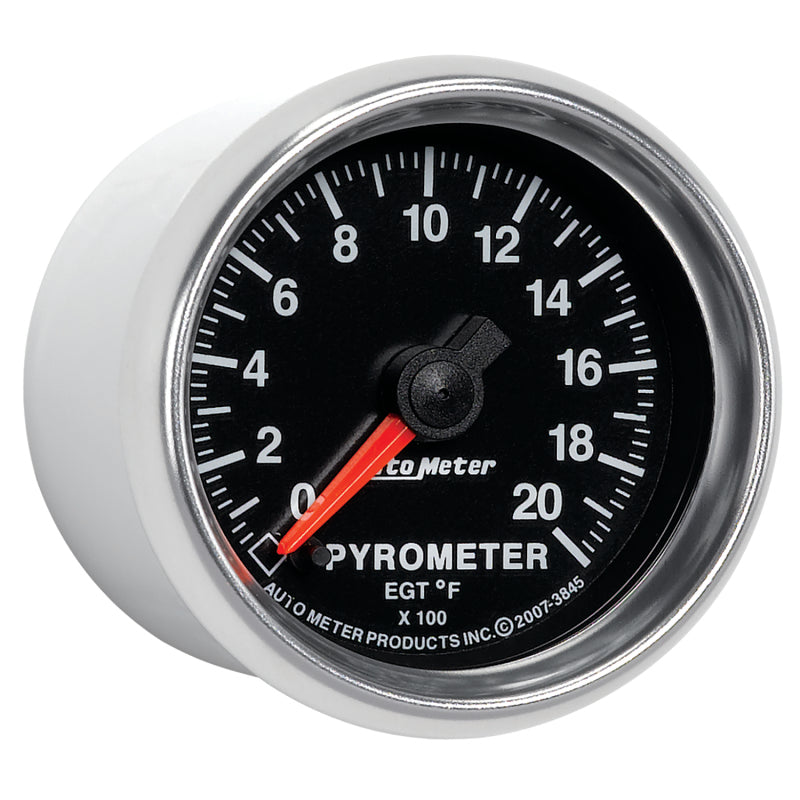 
                      
                        Autometer GS 0-2000 degree F Full Sweep Electronic Pyrometer Gauge
                      
                    