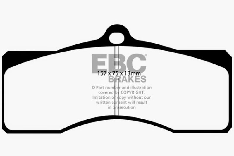 EBC 68-69 Chevrolet Camaro (1st Gen) 4.9 Bluestuff Front Brake Pads