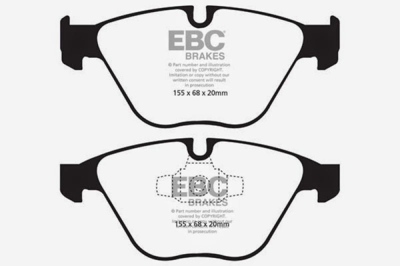 EBC 13+ BMW X1 2.0 Turbo (28i) Redstuff Front Brake Pads