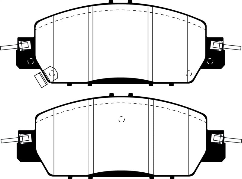 EBC 2016+ Honda Accord LX Sedan 2.4L Greenstuff Front Brake Pads