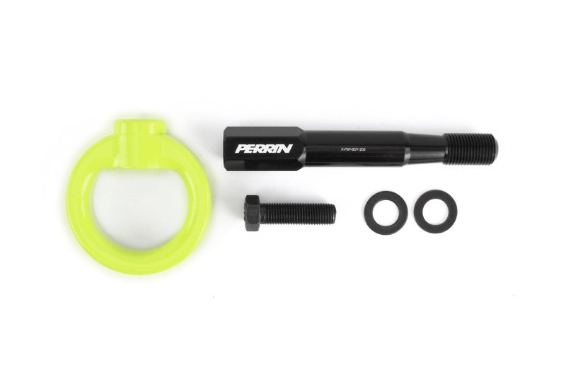 PERRIN 15–17 Subaru WRX/STI Abschlepphaken-Set (vorne) – Neongelb