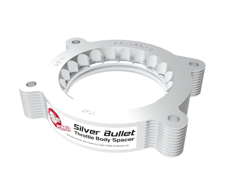 
                      
                        aFe 2020 Vette C8 Silver Bullet Aluminum Throttle Body Spacer Works w/ Factory Intake Only - Silver
                      
                    