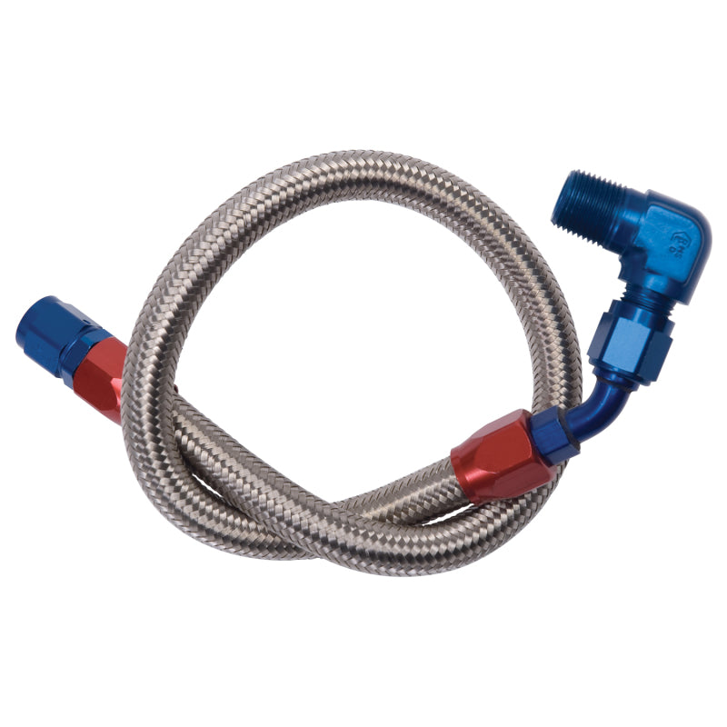 Edelbrock Fuel Line Braided Stainless for BBC ( Use w/ 8134 )