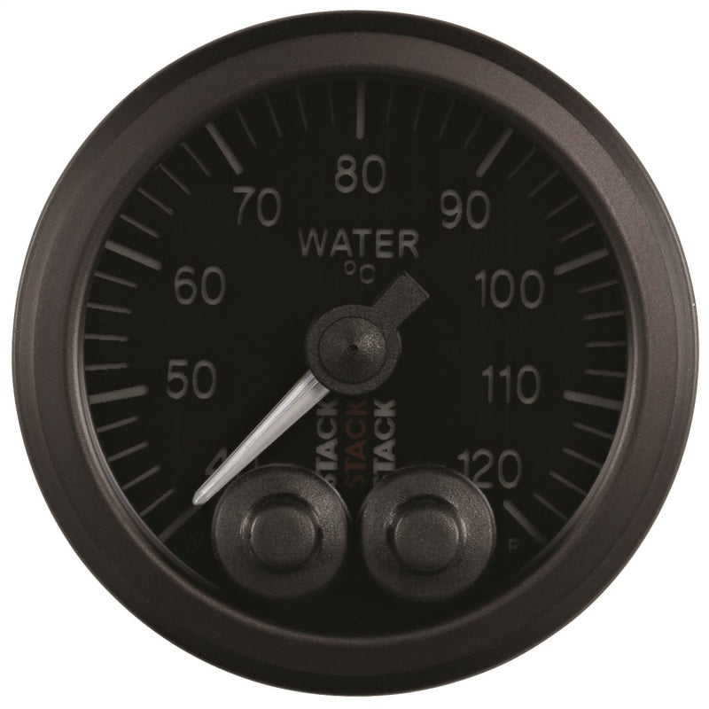 
                      
                        Autometer Stack 52mm 40-120 Deg C 1/8in NPTF Male Pro-Control Water Temp Gauge - Black
                      
                    