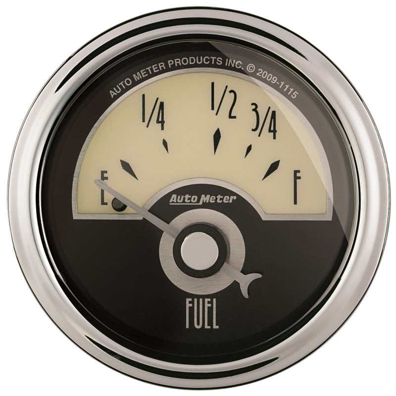 AutoMeter Gauge Fuel Level 2-1/16in. 73 Ohm(e) to 10 Ohm(f) Elec Cruiser Ad