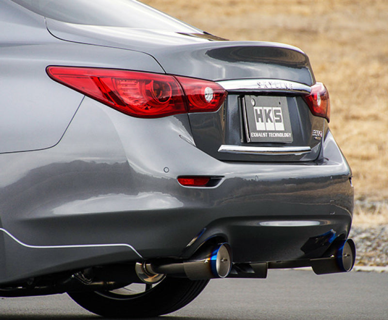 
                      
                        HKS Infiniti Q50 Hybrid VQ37 Dual Hi-Power Titanium Tip Catback Exhaust
                      
                    