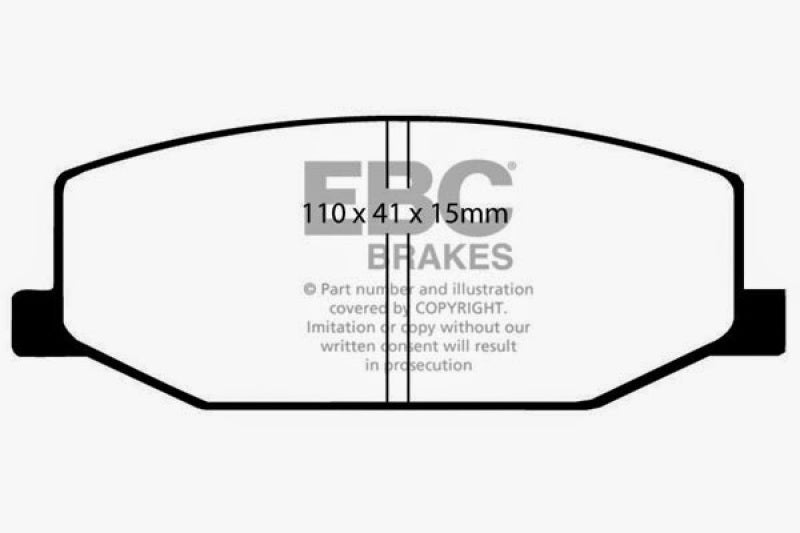 EBC 94-95 Suzuki Samurai Greenstuff Front Brake Pads