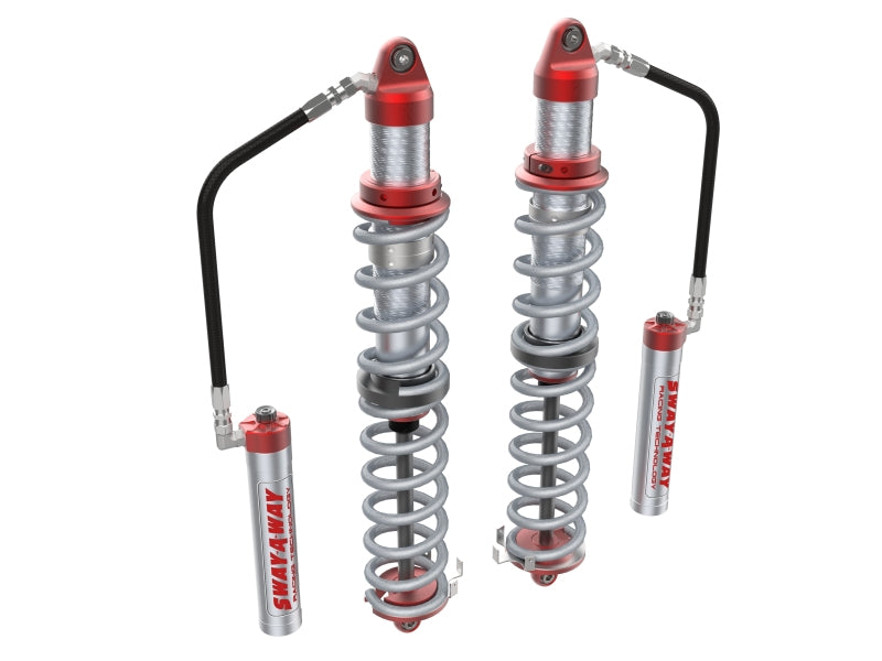 aFe 14-19 Polaris RZR 925/1000cc Sway-A-Way 3.0 Rear Coilover Kit w/ Remote Reservoirs and Comp Adj