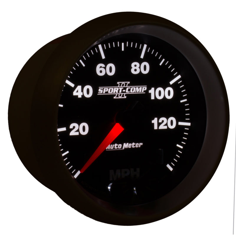 
                      
                        Autometer Sport-Comp II 3-3/8in 0-140MPH In-Dash Electronic GPS Programmable Speedometer
                      
                    