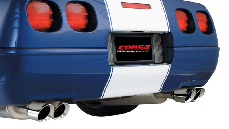 Corsa 1996-1996 Chevrolet Corvette C4 5.7L V8 LT4 Polished Sport Cat-Back Exhaust