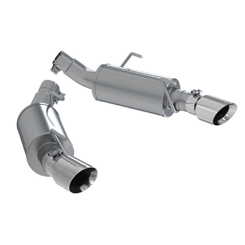 MBRP 05-10 Ford Mustang GT 5.0/Shelby GT500 Dual Mufflers Axle Back Split Rear T304