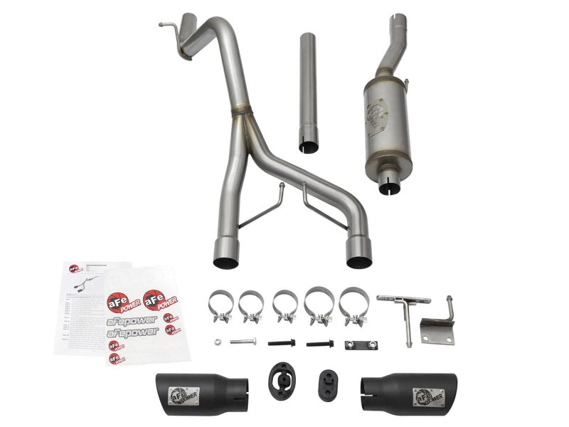 
                      
                        aFe Rebel Series CB 2.5in Dual Center Exit SS Exhaust w/ Black Tips 07-15 Jeep Wrangler 3.6L/3.8L V6
                      
                    