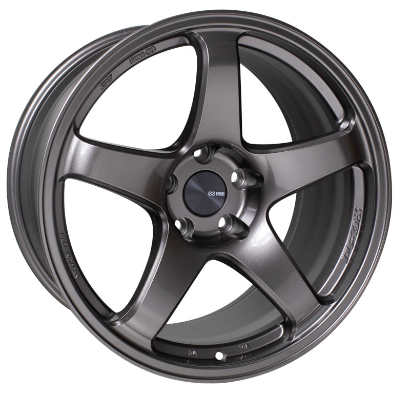 Enkei PF05 17x8.5 48mm Offset 5x100 75mm Bore Dark Silver Wheel