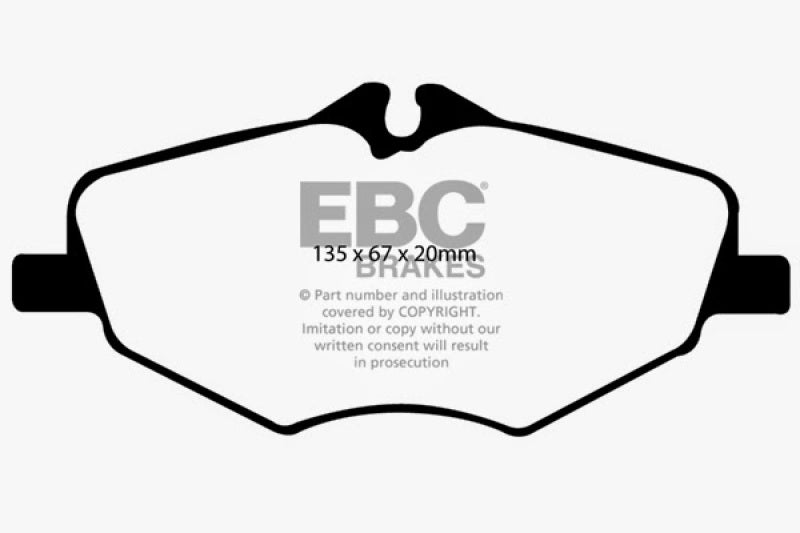 
                      
                        EBC 06-09 Mercedes-Benz E320 3.0 TD Redstuff Front Brake Pads
                      
                    