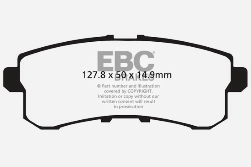 
                      
                        EBC 11-13 Infiniti QX56 5.6 Greenstuff Rear Brake Pads
                      
                    