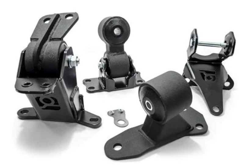 Innovative 12-15 Civic K-Serie, schwarze Stahlhalterungen, 75A-Buchsen (K24Z7 und manuelles Getriebe)