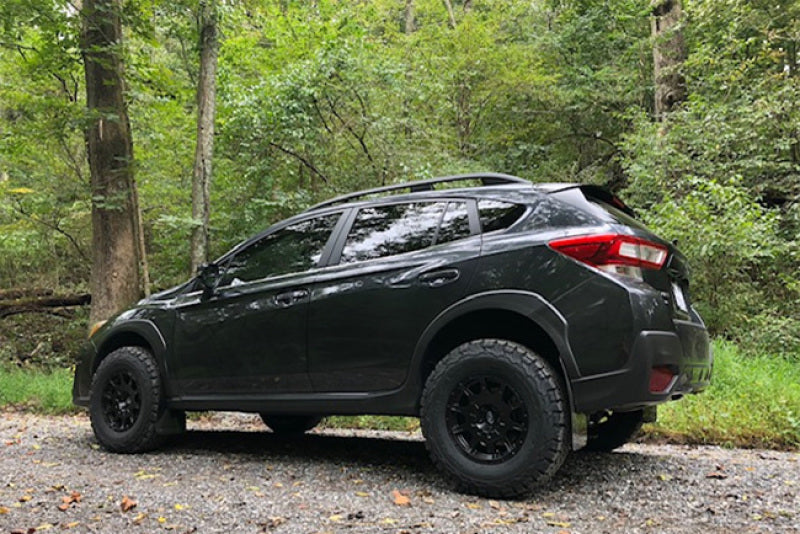 Rally Armor 18-23 Subaru Crosstrek Black UR Mud Flap w/Silver Logo