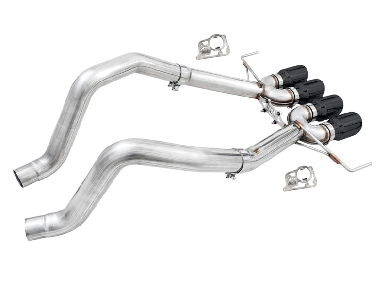 AWE Tuning 14-19 Chevy Corvette C7 Z06/ZR1 Track Edition Axle-Back-Auspuff mit schwarzen Spitzen