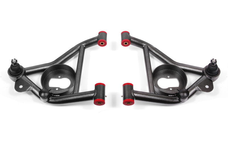 BMR 82-92 Chevy Camaro / 82-92 Firebird Non-Adj. Lower A-Arms (Polyurethane) - Black Hammertone