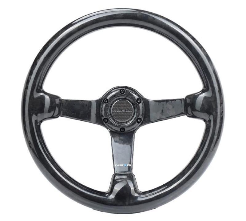 NRG Forged Carbon Fiber Steering Wheel (350mm / 3in. Deep)