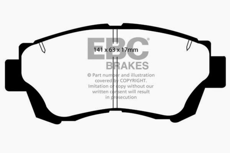 EBC 92-96 Lexus ES300 3.0 Greenstuff Front Brake Pads