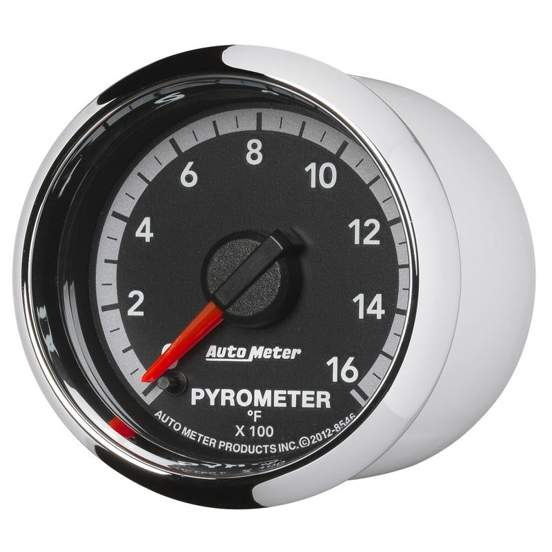 
                      
                        Autometer Gen4 Dodge Factory Match 52.4mm Full Sweep Electronic 0-1600 Deg F EGT/Pyrometer Gauge
                      
                    