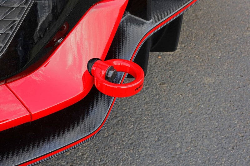 PERRIN Abschlepphaken-Set für Civic SI/Type-R/Schrägheck der 10. Generation (hinten) – Rot