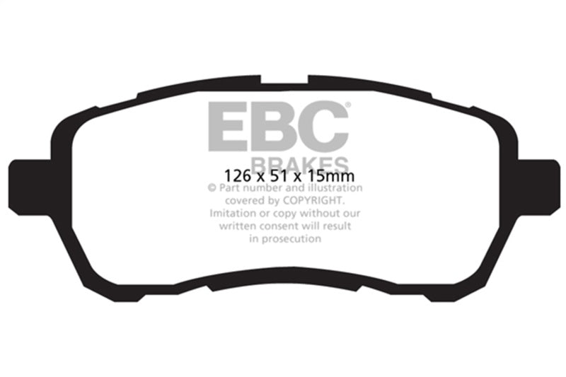 
                      
                        EBC 10+ Mazda 2 1.5 Greenstuff Front Brake Pads
                      
                    