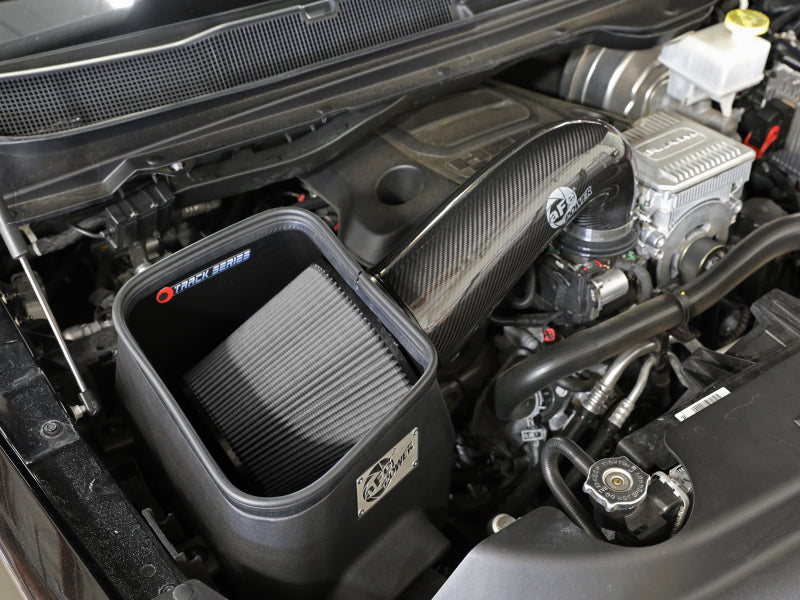 
                      
                        aFe 19-20 Dodge RAM 1500 5.7L Track Series Carbon Fiber Cold Air Intake System w/Pro DRY S Filter
                      
                    