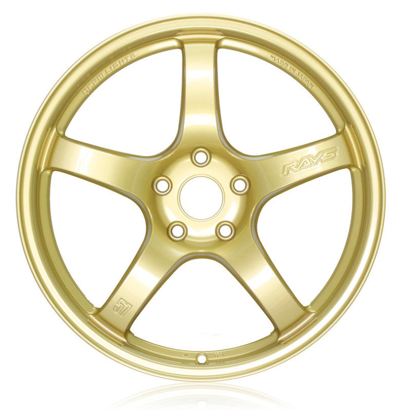 Gram Lights 57CR 18x9,5 +38 5x114,3 E8 Goldfelge (Mindestbestellmenge 20)