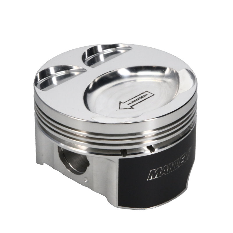 Manley Mazda 87,5 mm Standardbohrung, 9,5 CR Dish Type Platinum Series Extreme Duty-Kolben mit Ringen