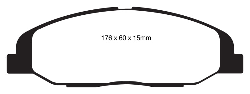 
                      
                        EBC 08-13 Cadillac CTS 3.0 Yellowstuff Front Brake Pads
                      
                    