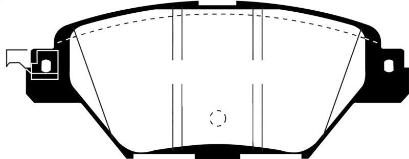 EBC 2016+ Mazda CX-9 2.5L Turbo Redstuff Rear Brake Pads