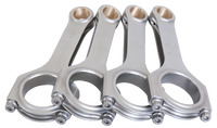 Eagle CRS5470K3D forged steel H-beam connecting rods, set of 4, machined silver surface with bronze pin bushings