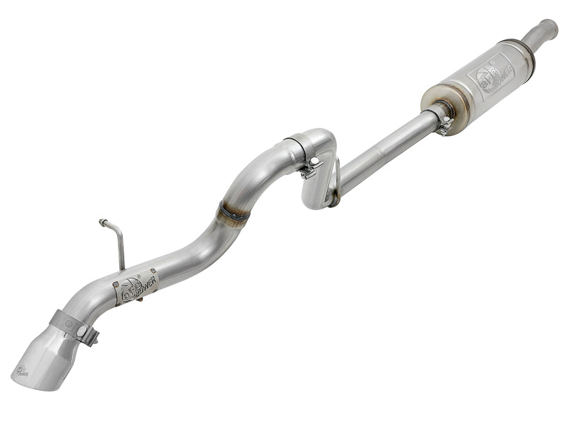 aFe MACH Force-Xp 2.5in Catback High-Tuck Exhaust 18-21 Jeep Wrangler (JL)3.6L 4-Door - Polished Tip