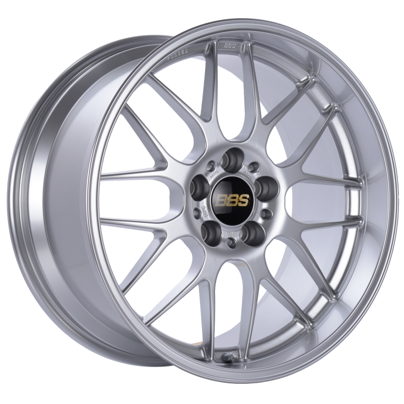 BBS RG-R 19x9.5 5x120 ET35 Diamond Silver Wheel -82mm PFS/Clip Required