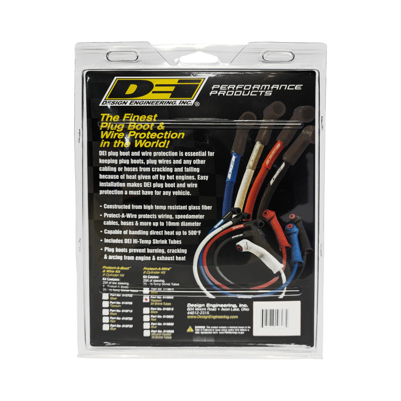 
                      
                        DEI Protect-A-Wire V8 Kit -Titanium
                      
                    