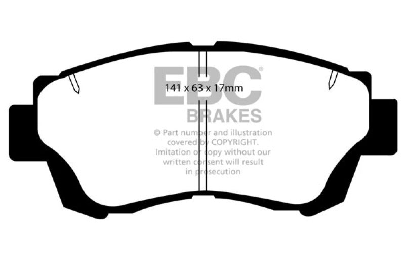 EBC 92-96 Lexus ES300 3.0 Yellowstuff Front Brake Pads