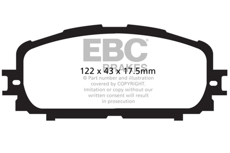 
                      
                        EBC 12+ Toyota Yaris 1.5 Greenstuff Front Brake Pads
                      
                    