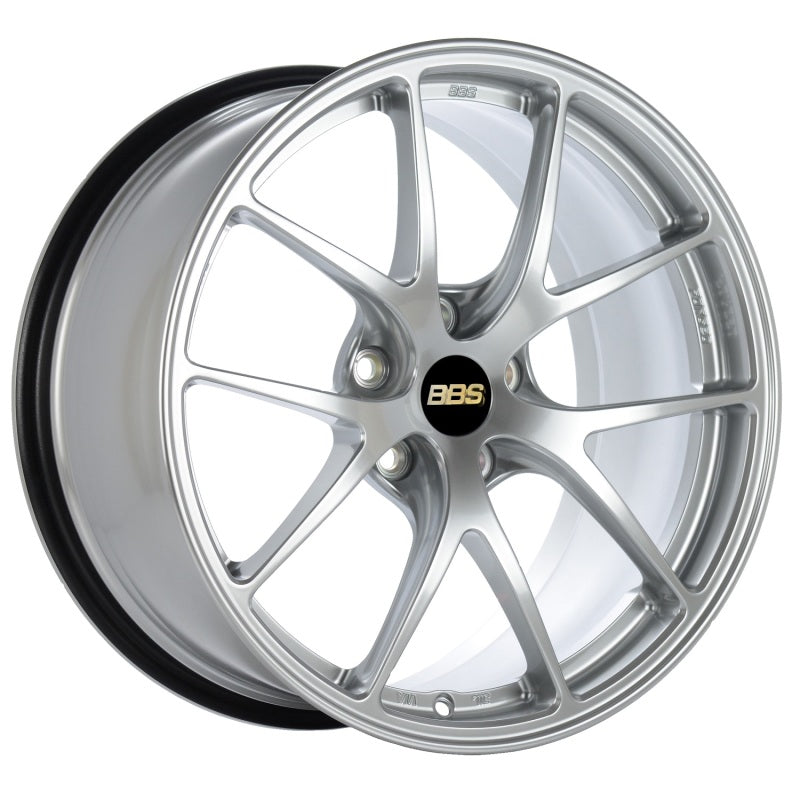 BBS RI-A 18x9 5x112 ET38 Diamond Silver Wheel -82mm PFS/Clip Required