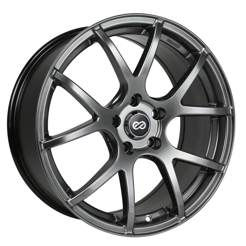 Enkei M52 16x7 38mm Offset 5x114.3 Bolt Pattern 72.6mm Bore Dia Hyper Black Wheel