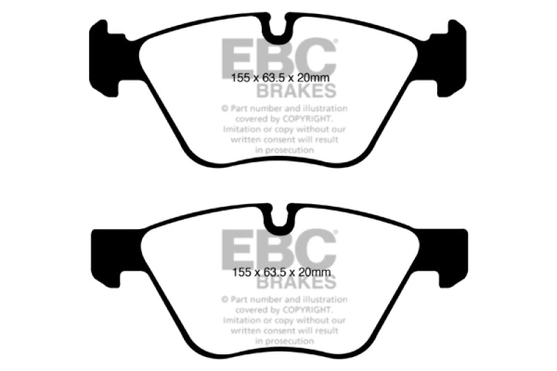 EBC 08-10 BMW 128 3.0 Redstuff Front Brake Pads