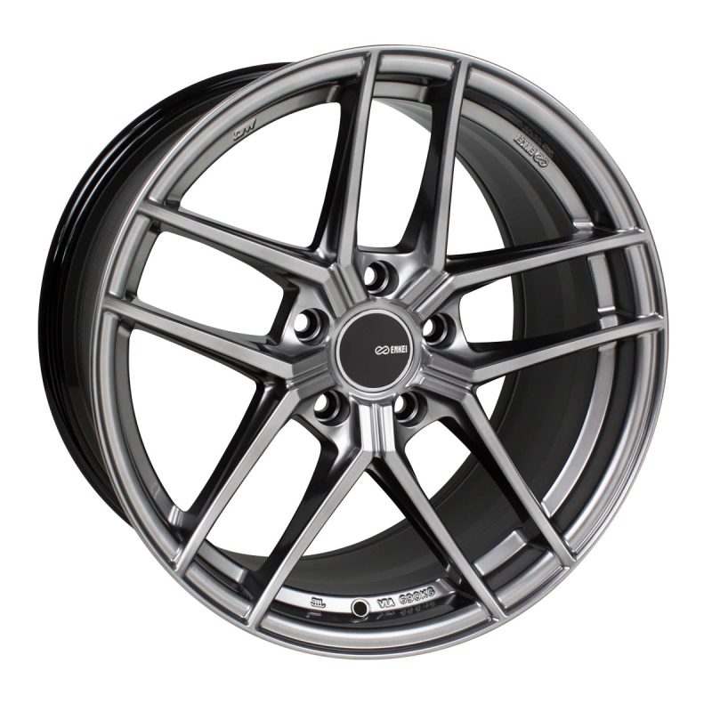 Enkei TY5 19x9.5 5x114.3 35mm Offset 72.6mm Bore Hyper Silver Wheel