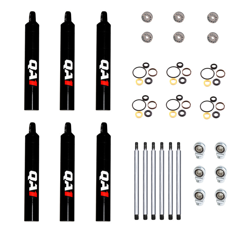 QA1 17.75 Eye-B/Eye-B V-None Dry Shock Small Body Steel 11.63 - 6 Pack