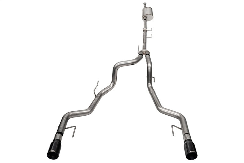 Corsa 2021–2025 Ford F-150 SuperCrew/5,5 Fuß Bett 3,5 l V6 Sport Cat-Back Dual Heckausgang-Schwarz PVD