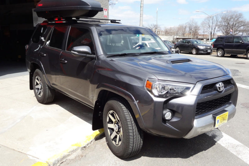 Rally Armor 12-24 Toyota 4Runner Black UR Mud Flap w/Grey Logo